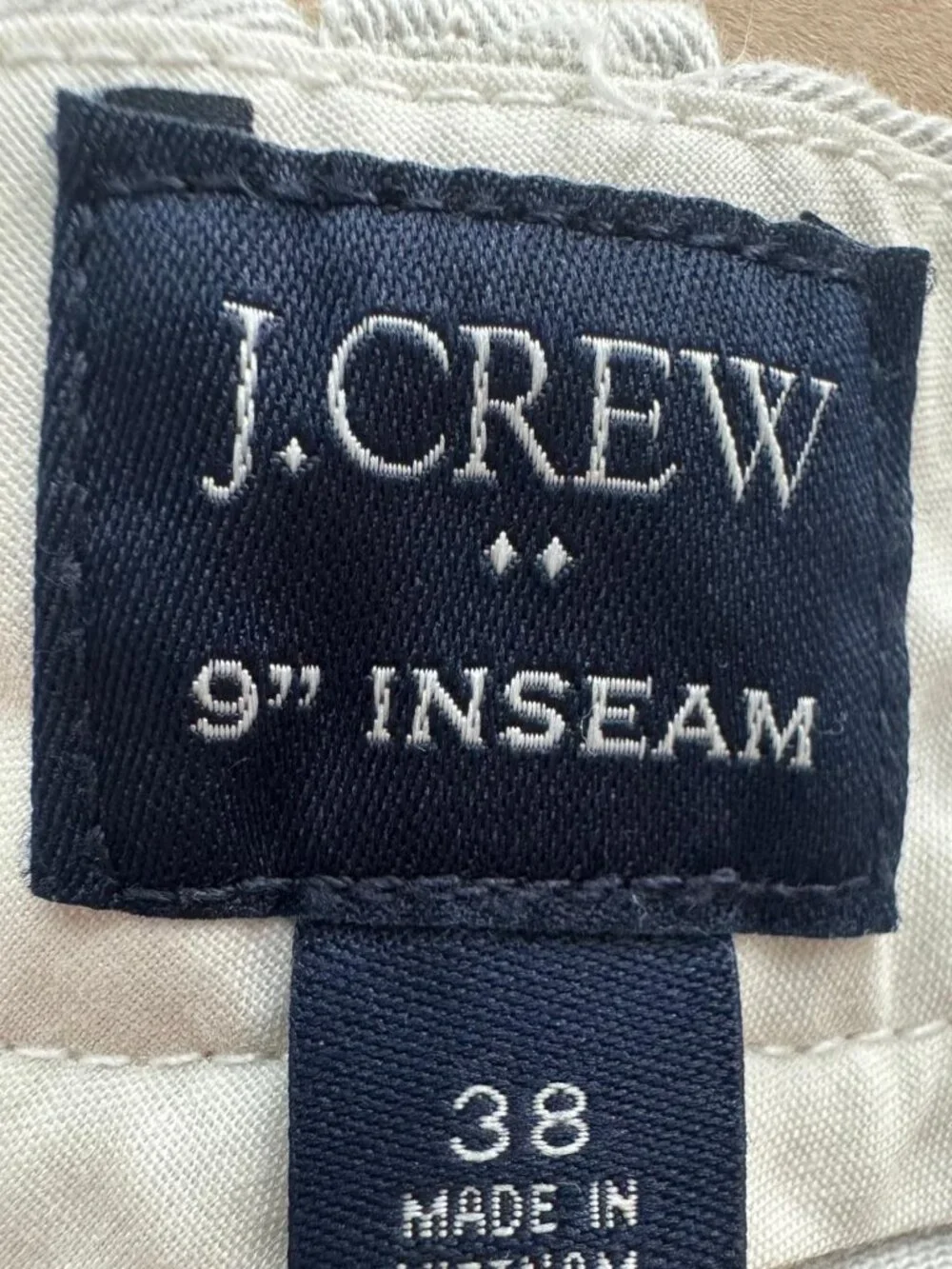 J.Crew Factory Men’s 38 Beige 9” Flex Chino Shorts H5020